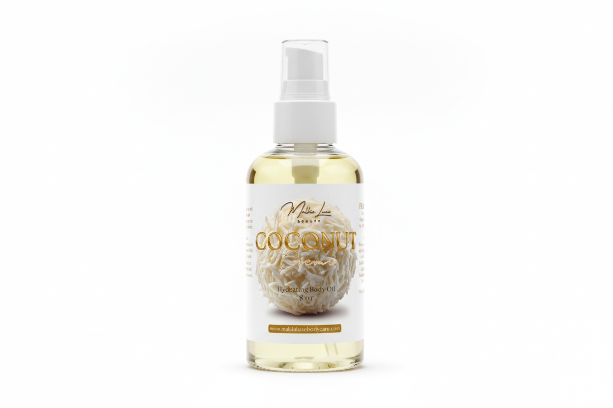 Coconut Creme 8 oz Body Oil | Box of Chocolates collection