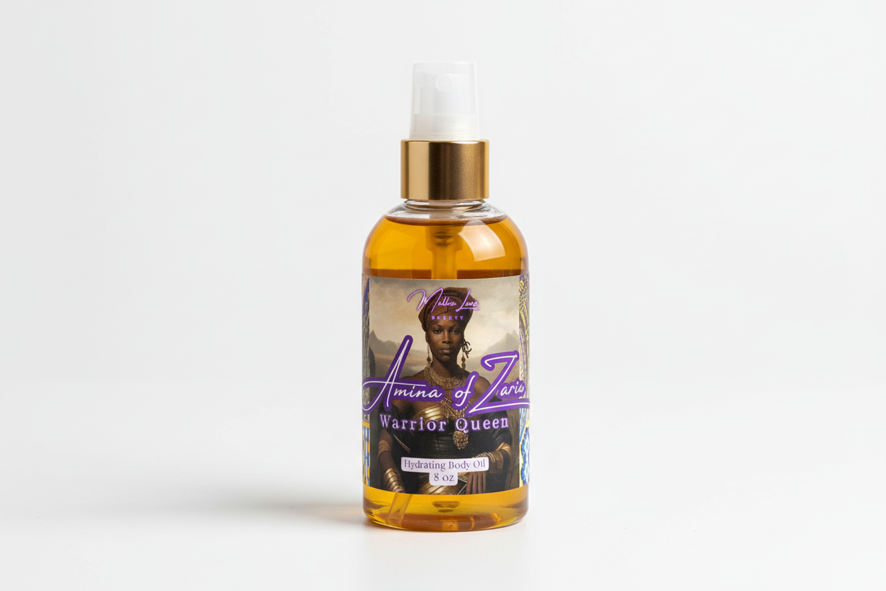 Amina of Zaria 8 oz Body Oil | True Queens collection