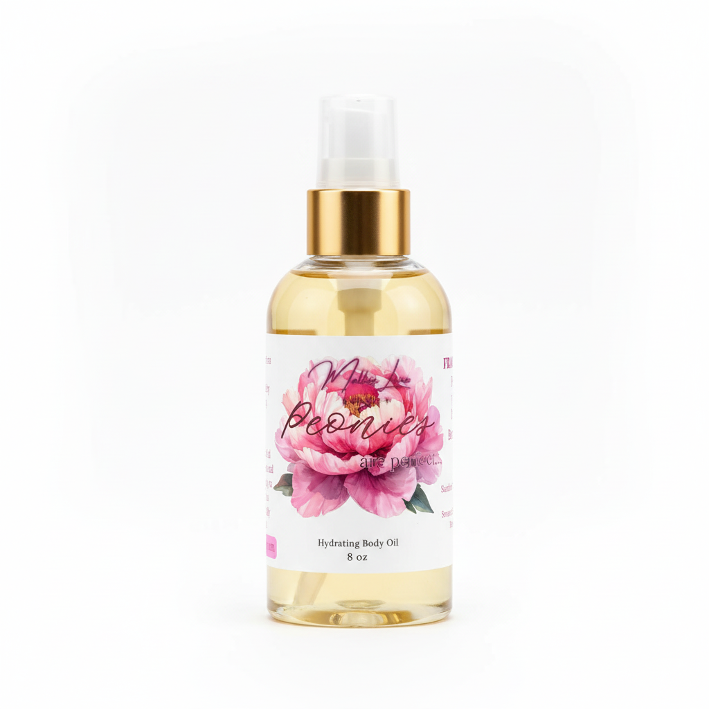 Peonies are perfect... 8 oz Body Oil | Beautiful Bouquet