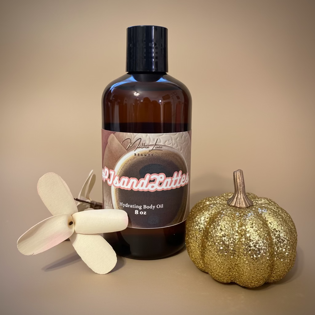#PJsandLattes 8 oz Body Oil | #cozygirlcoded