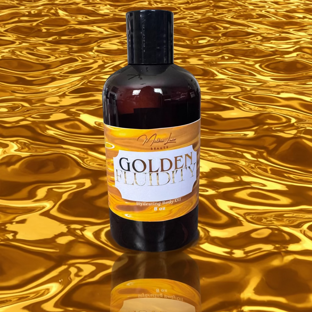 Golden Fluidity 8 oz Body Oil | Luxe Lady III collection