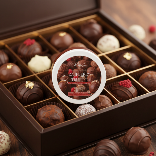 Raspberry Truffle 8 oz Body Butter | Box of Chocolates collection